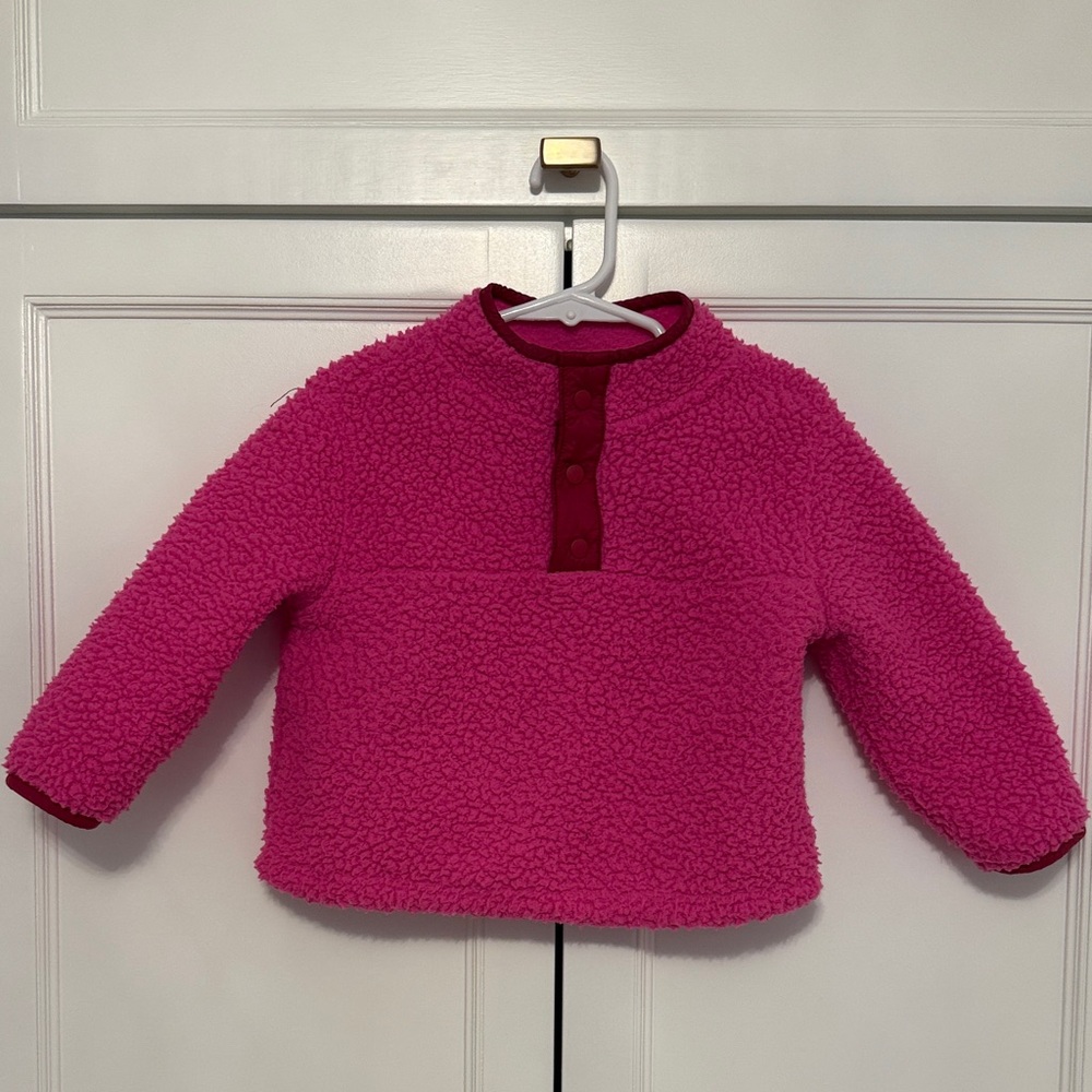 Baby GAP Pink Fleece Sweater (18-24 mo)